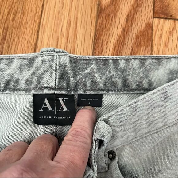 Armani Exchange Low Rise Straight Leg with ankle zippers- Size 8 - Picture 5 of 12